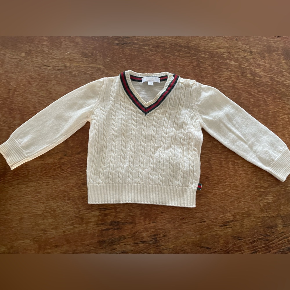 Gucci infant sweater (6-9 month but fits smaller)
